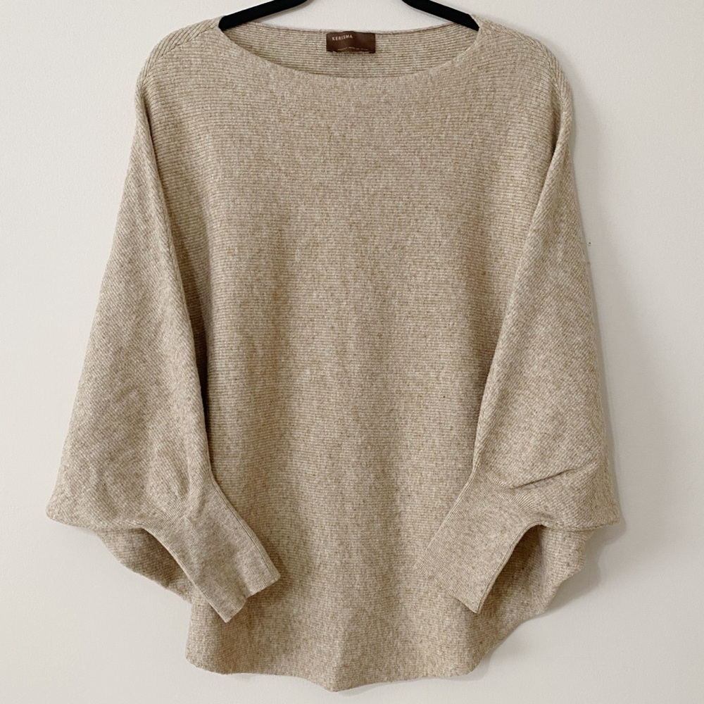 Kerisma Beige/Taupe Women’s Slouchy Knit Sweater